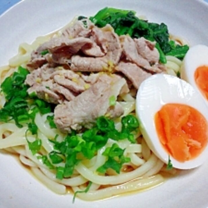 豚しゃぶでボリュームアップ 冷やしうどん レシピ 作り方 By Risaっち 楽天レシピ